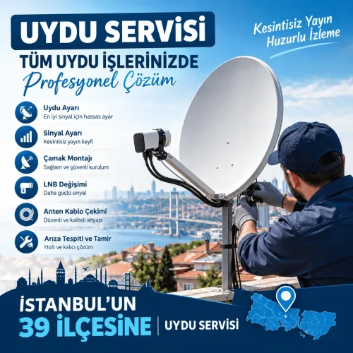 İstanbul’un 39 İlçesine Profesyonel Uydu Servisi